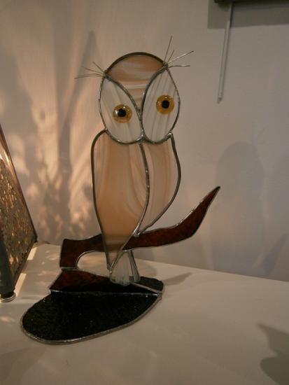 Chouette sur  branche